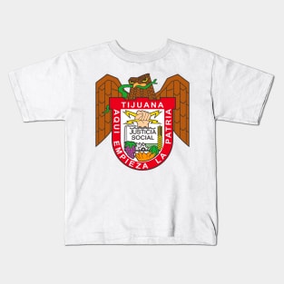 Tijuana Coat of Arms Kids T-Shirt